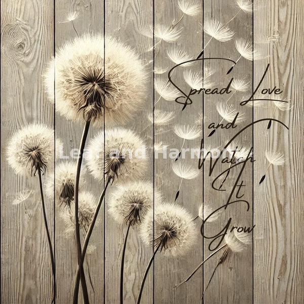 Spread Love and Watch It Grow Wall Art