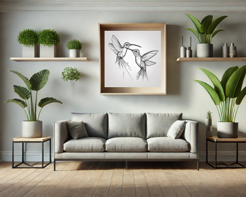 Hummingbird Wall Art