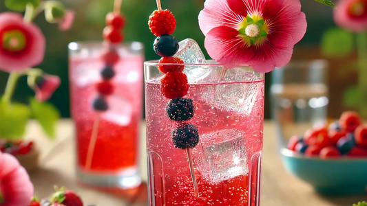 Sip Elegance: Virgin Cocktails with Edible Flower Garnishes