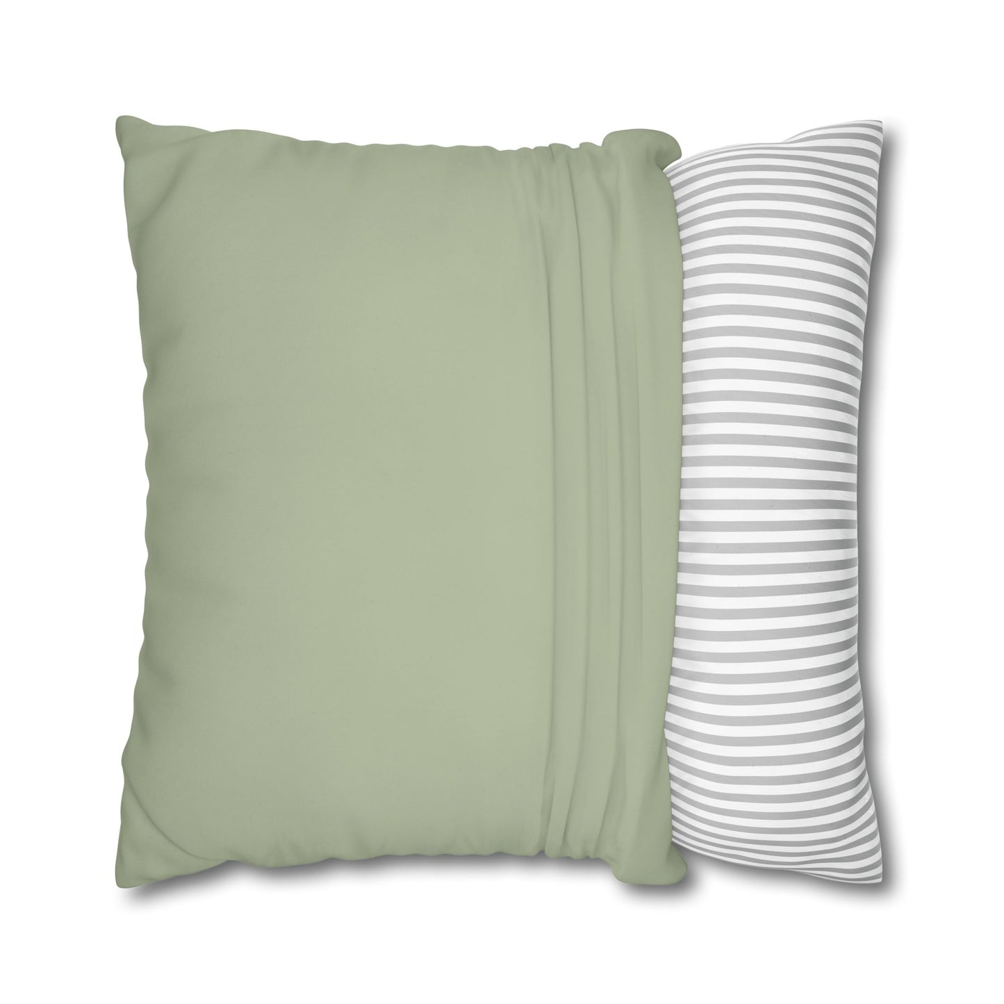 Pale Moss Pillow Cover | Solid Canvas Neutral, Spring 2026 Color Palette