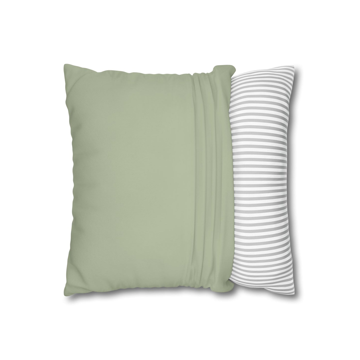 Pale Moss Pillow Cover | Solid Canvas Neutral, Spring 2026 Color Palette