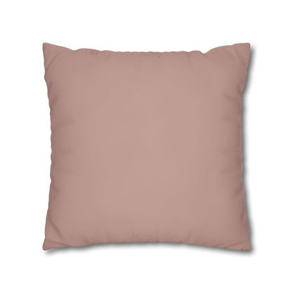 Clay Blush Pillow Cover | Solid Canvas Neutral, Spring 2026 Color Palette