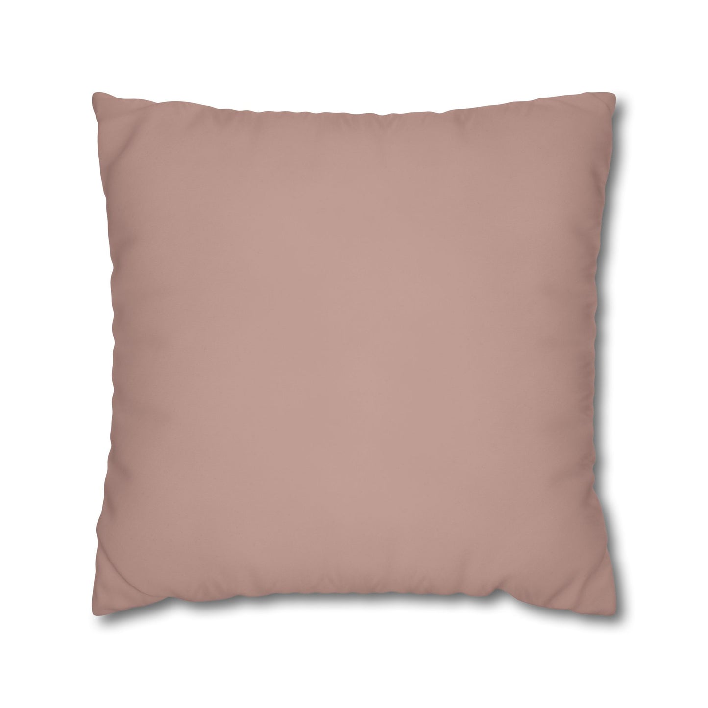 Clay Blush Pillow Cover | Solid Canvas Neutral, Spring 2026 Color Palette