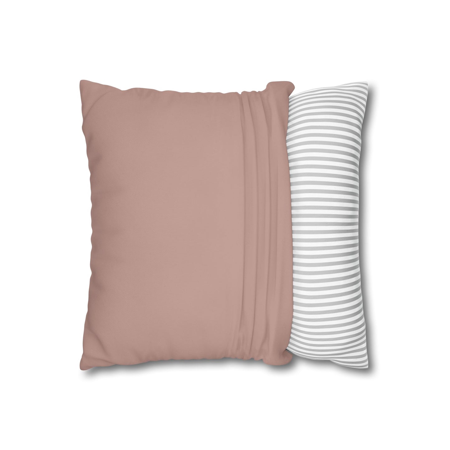 Clay Blush Pillow Cover | Solid Canvas Neutral, Spring 2026 Color Palette