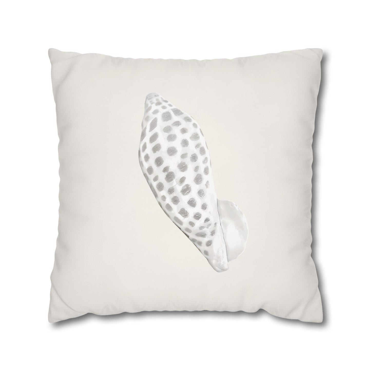 Junonia Seashell Pillow Cover, Neutral Coastal Decor