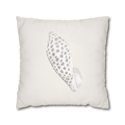 Junonia Seashell Pillow Cover, Neutral Coastal Decor