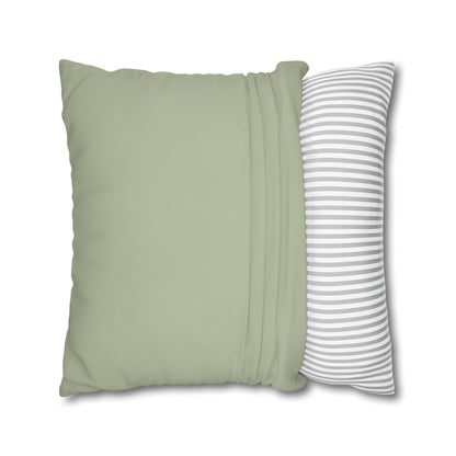 Pale Moss Pillow Cover | Solid Canvas Neutral, Spring 2026 Color Palette