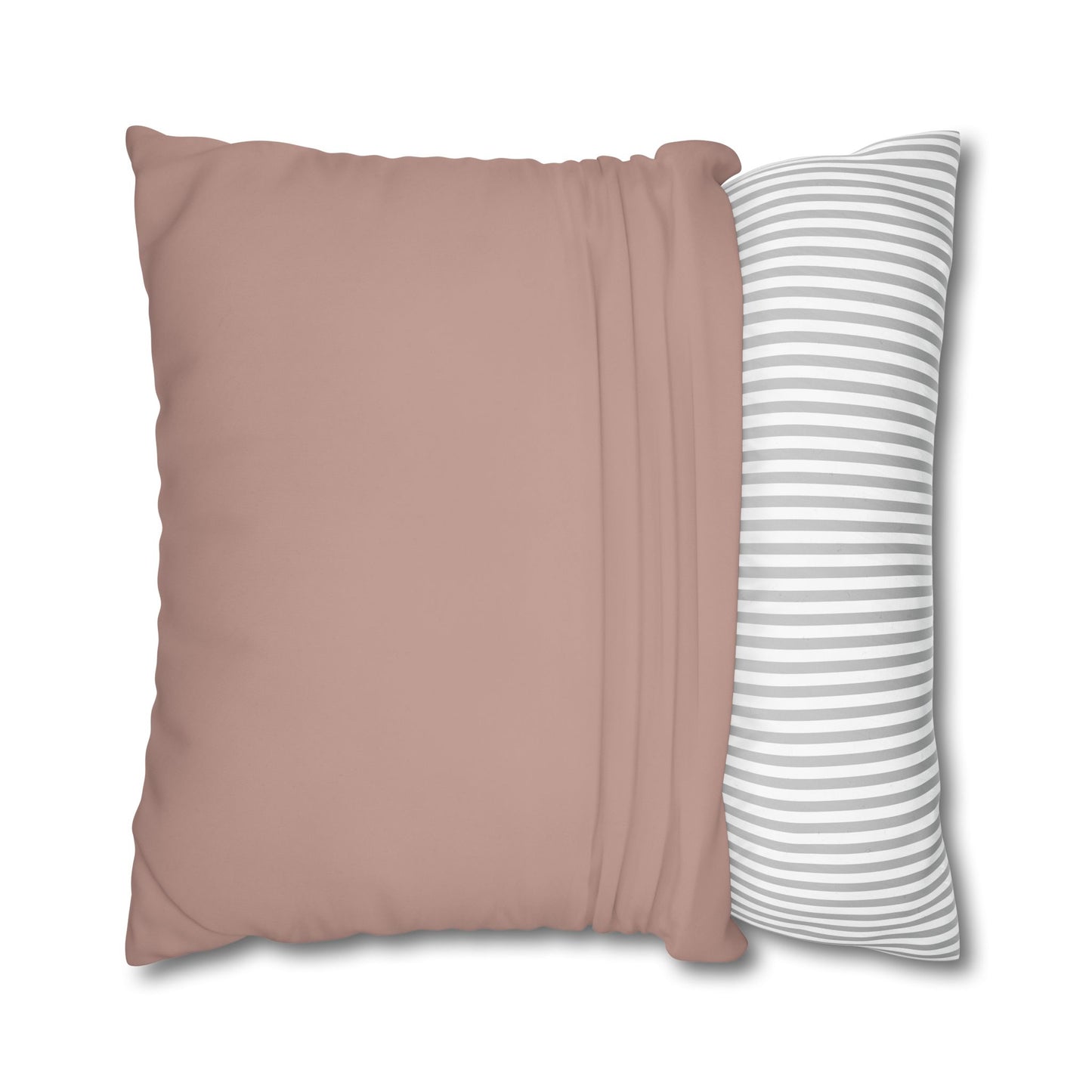 Clay Blush Pillow Cover | Solid Canvas Neutral, Spring 2026 Color Palette