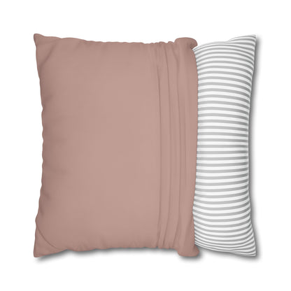 Clay Blush Pillow Cover | Solid Canvas Neutral, Spring 2026 Color Palette