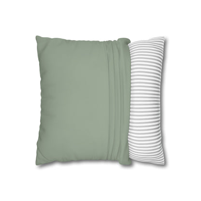 Soft Sage Pillow Cover | Solid Canvas Neutral, Spring 2026 Color Palette