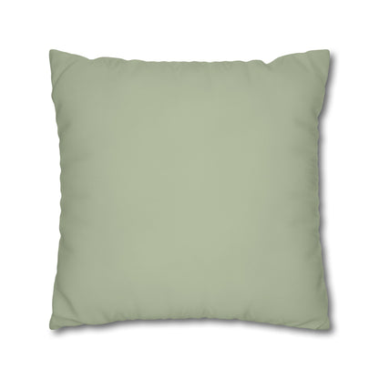 Pale Moss Pillow Cover | Solid Canvas Neutral, Spring 2026 Color Palette