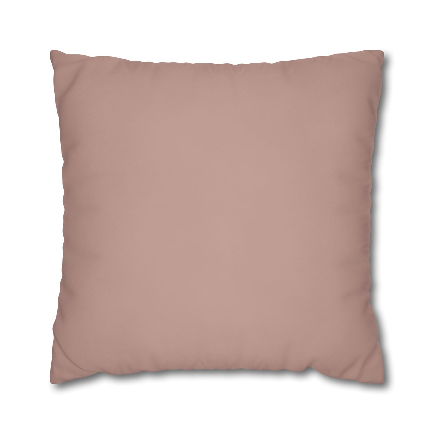 Clay Blush Pillow Cover | Solid Canvas Neutral, Spring 2026 Color Palette