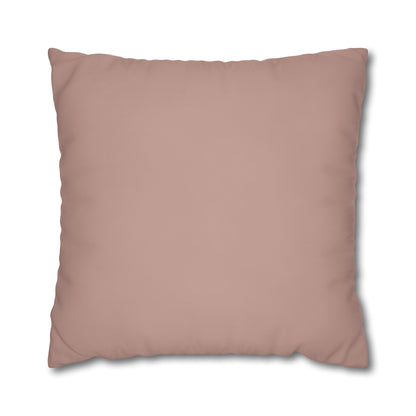 Clay Blush Pillow Cover | Solid Canvas Neutral, Spring 2026 Color Palette