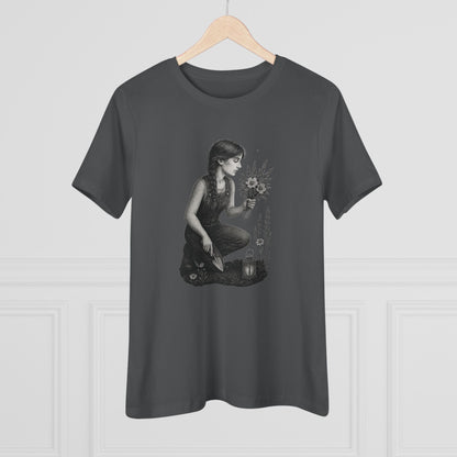 Garden Girl T-Shirt – Dusk Edition | Botanical Art Tee