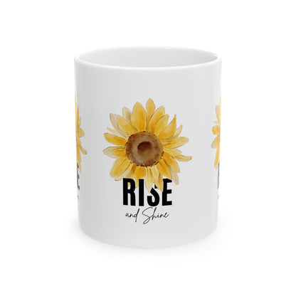 Rise and Shine Coffee Mug – Motivational Morning Cup for Daily Joy