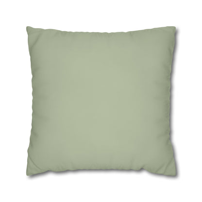 Pale Moss Pillow Cover | Solid Canvas Neutral, Spring 2026 Color Palette
