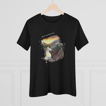 Rocky Mountain High T-Shirt – Hand-Painted Landscape Tee