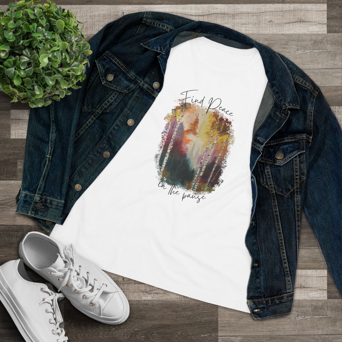 Find Peace in the Pause Tee – Women’s Relaxed Fit Bella Canvas