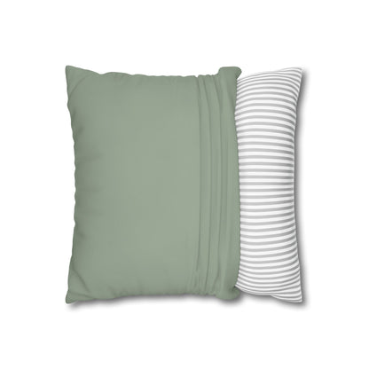 Soft Sage Pillow Cover | Solid Canvas Neutral, Spring 2026 Color Palette