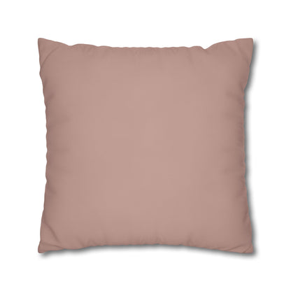 Clay Blush Pillow Cover | Solid Canvas Neutral, Spring 2026 Color Palette