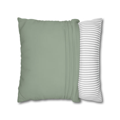 Soft Sage Pillow Cover | Solid Canvas Neutral, Spring 2026 Color Palette