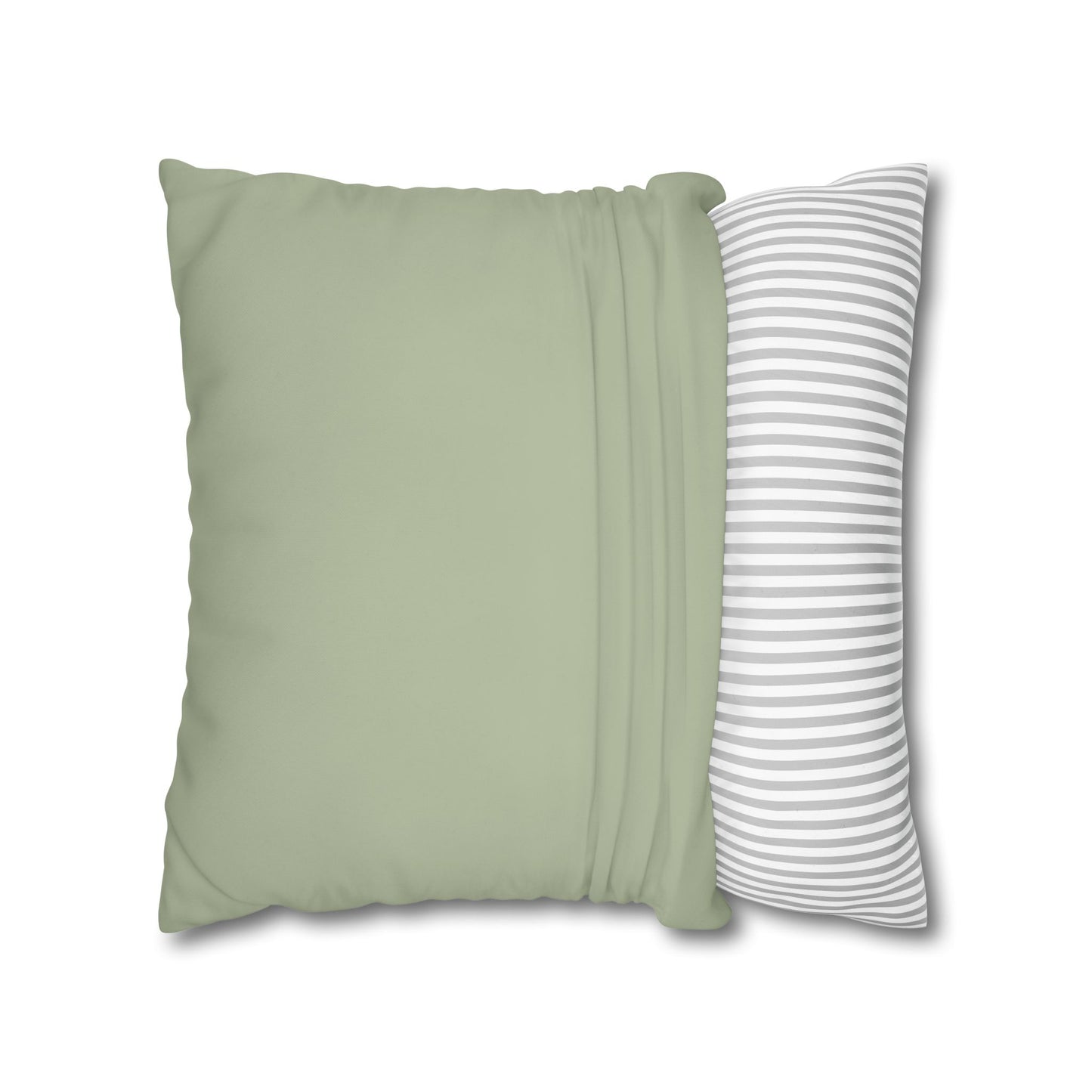Pale Moss Pillow Cover | Solid Canvas Neutral, Spring 2026 Color Palette