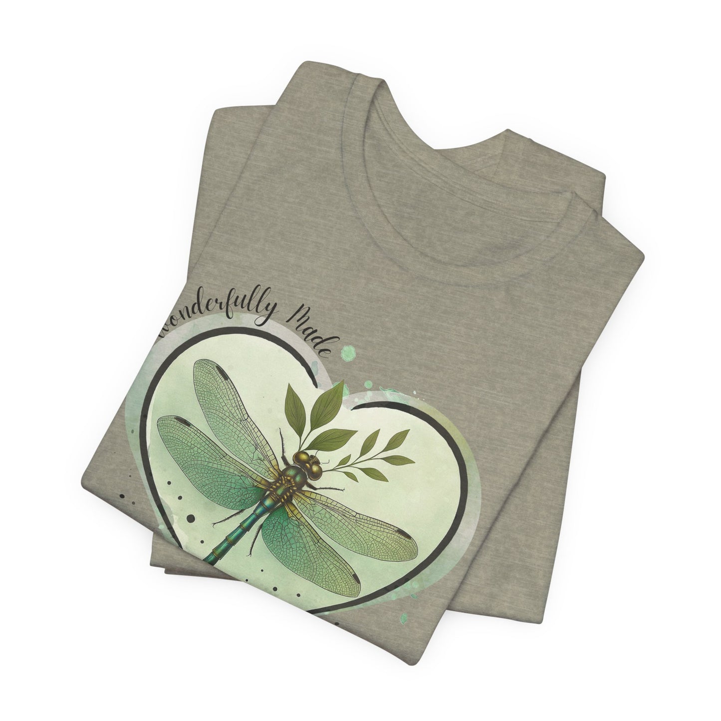 RELAXED FIT - Wonderfully Made Dragonfly Shirt – Christian Heart Tee