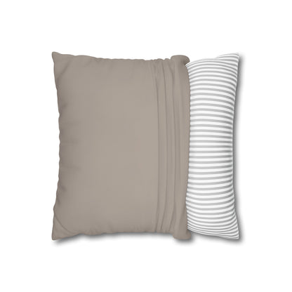 Mushroom Pillow Cover | Solid Canvas Neutral, Spring 2026 Color Palette
