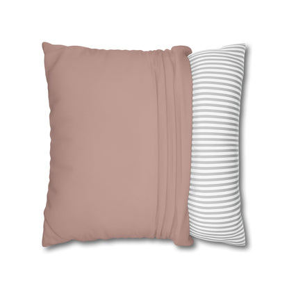 Clay Blush Pillow Cover | Solid Canvas Neutral, Spring 2026 Color Palette