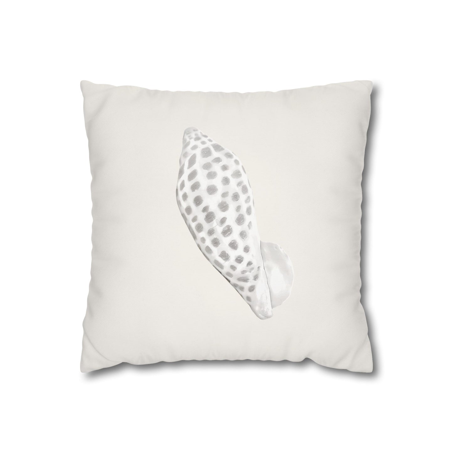 Junonia Seashell Pillow Cover, Neutral Coastal Decor