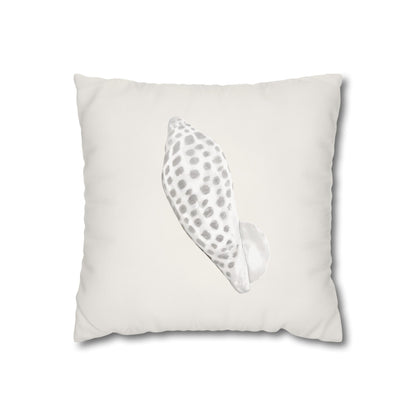 Junonia Seashell Pillow Cover, Neutral Coastal Decor