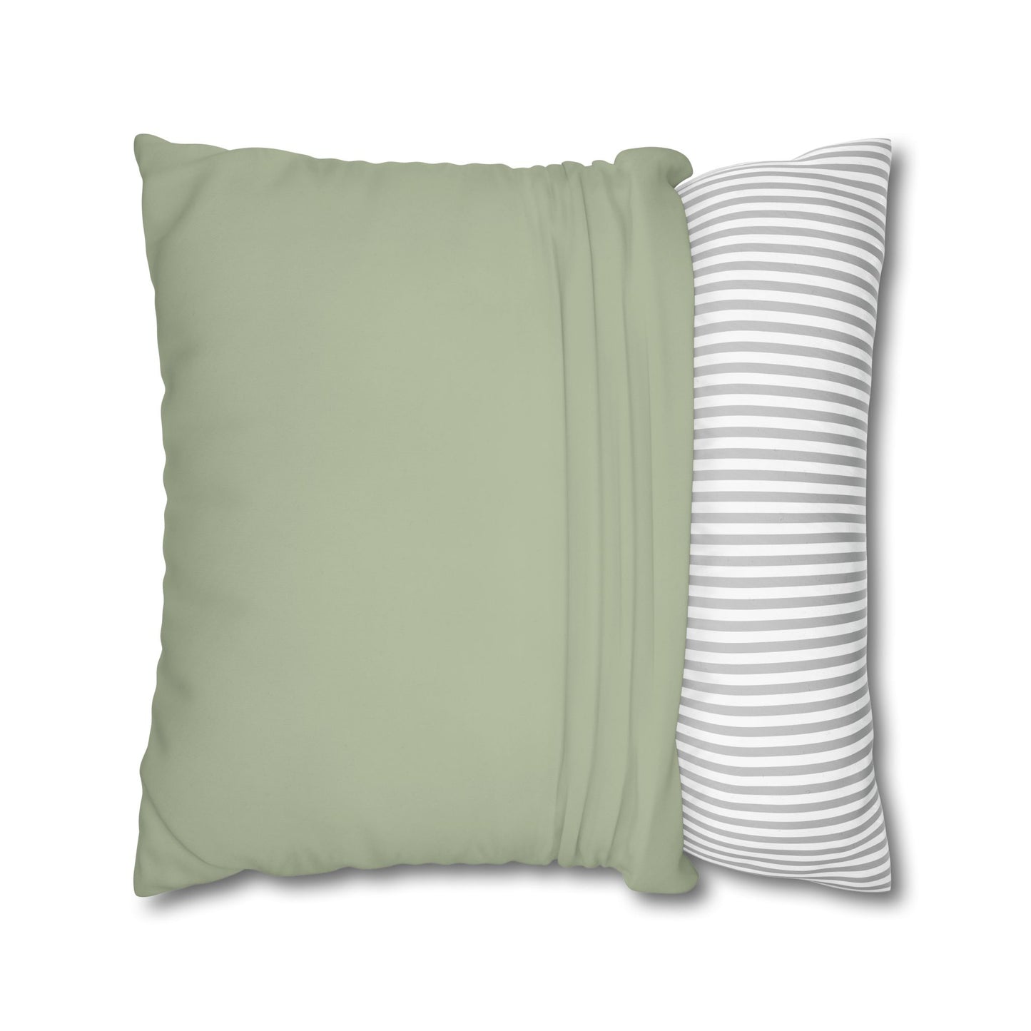 Pale Moss Pillow Cover | Solid Canvas Neutral, Spring 2026 Color Palette