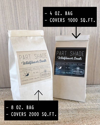 Wildflower Seeds 'Shady Mix', Wildflower Seeds for Shade