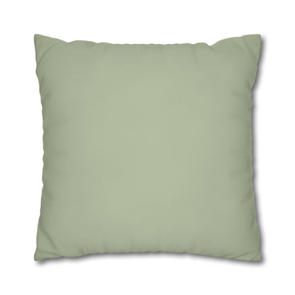 Pale Moss Pillow Cover | Solid Canvas Neutral, Spring 2026 Color Palette