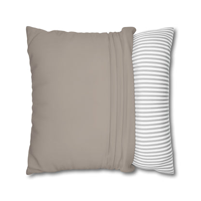 Mushroom Pillow Cover | Solid Canvas Neutral, Spring 2026 Color Palette