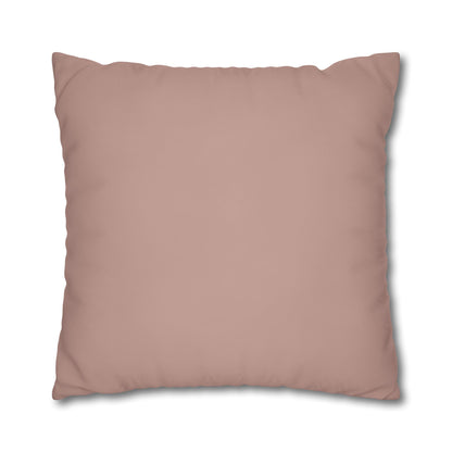 Clay Blush Pillow Cover | Solid Canvas Neutral, Spring 2026 Color Palette