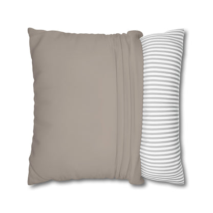Mushroom Pillow Cover | Solid Canvas Neutral, Spring 2026 Color Palette