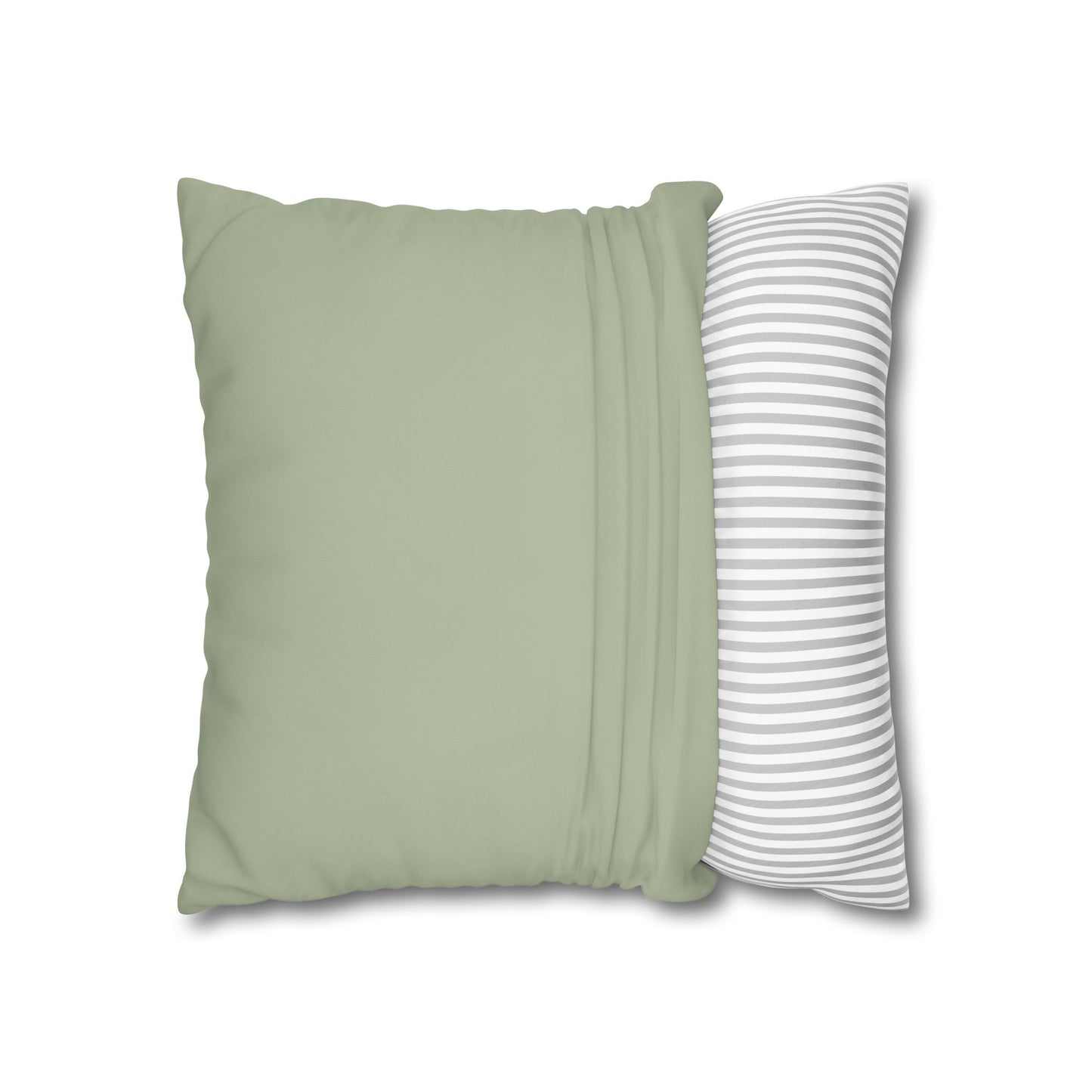 Pale Moss Pillow Cover | Solid Canvas Neutral, Spring 2026 Color Palette