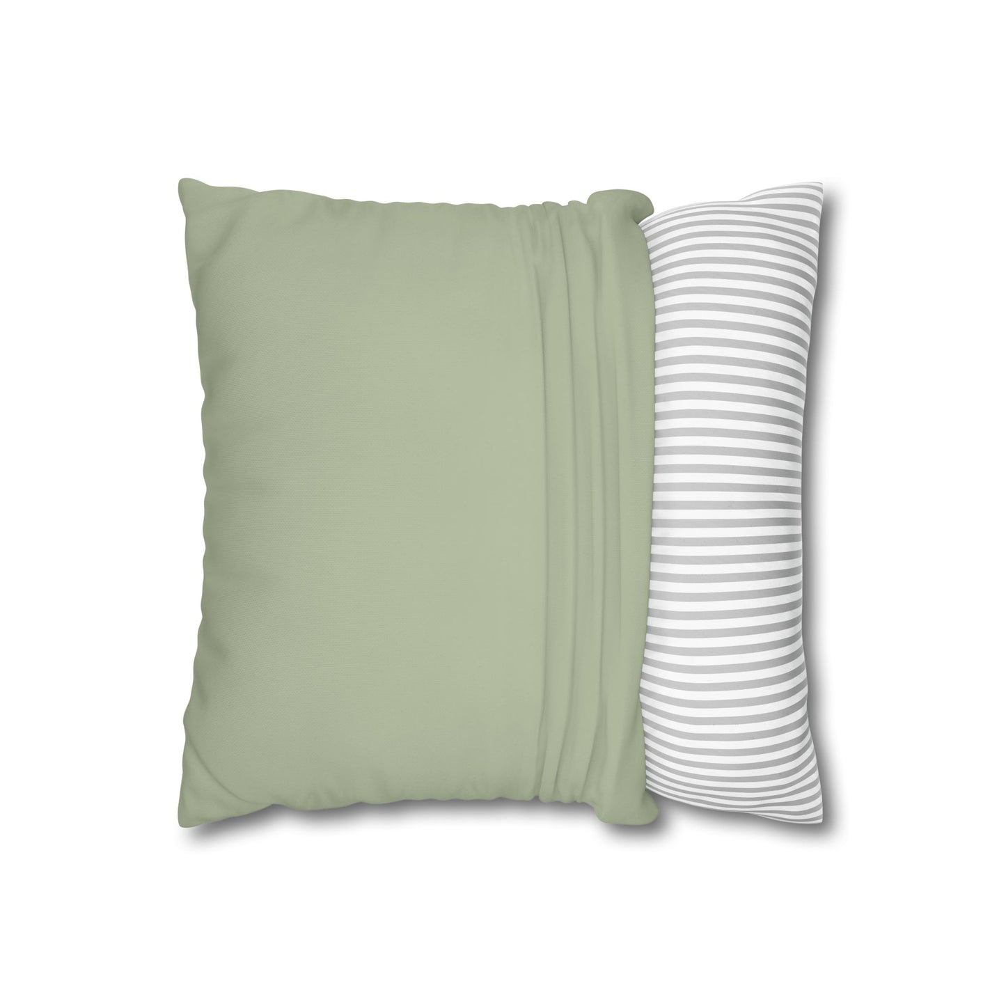 Pale Moss Pillow Cover | Solid Canvas Neutral, Spring 2026 Color Palette