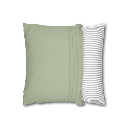 Pale Moss Pillow Cover | Solid Canvas Neutral, Spring 2026 Color Palette