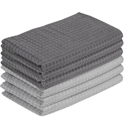 Kitchen Towels and Dish Cloths Value Set (6-Pack)
