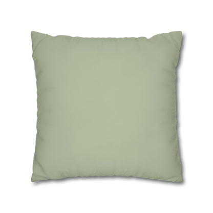 Pale Moss Pillow Cover | Solid Canvas Neutral, Spring 2026 Color Palette