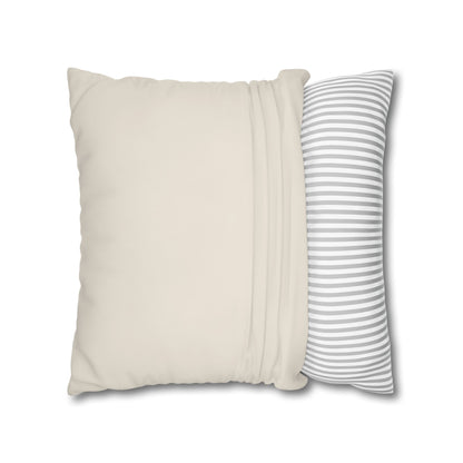 Pincushion Botanical Pillow Cover in a Soft Neutral for a Calm, Layered Home