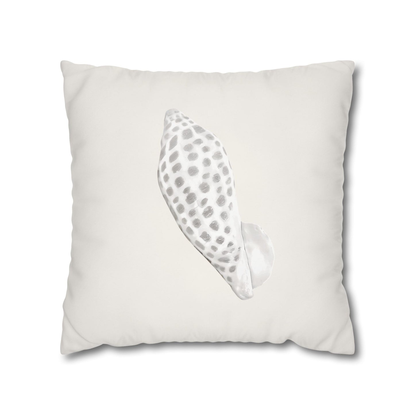 Junonia Seashell Pillow Cover, Neutral Coastal Decor