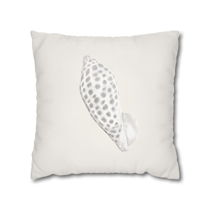 Junonia Seashell Pillow Cover, Neutral Coastal Decor