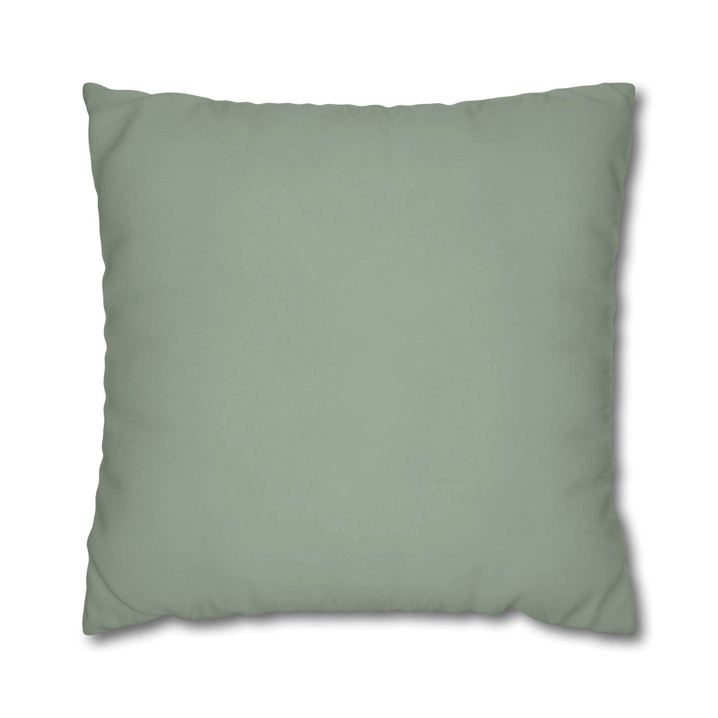Soft Sage Pillow Cover | Solid Canvas Neutral, Spring 2026 Color Palette