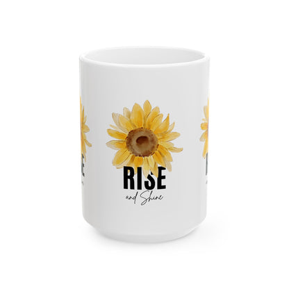 Rise and Shine Coffee Mug – Motivational Morning Cup for Daily Joy