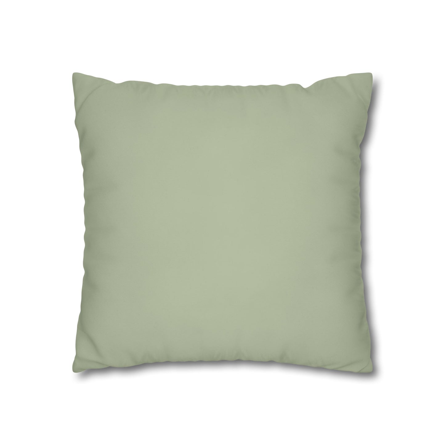 Pale Moss Pillow Cover | Solid Canvas Neutral, Spring 2026 Color Palette