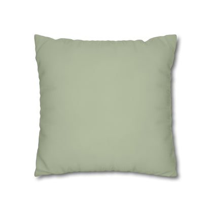 Pale Moss Pillow Cover | Solid Canvas Neutral, Spring 2026 Color Palette