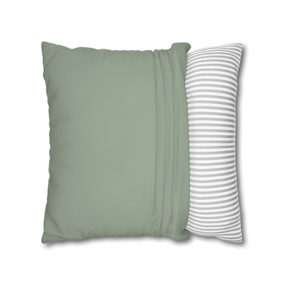Soft Sage Pillow Cover | Solid Canvas Neutral, Spring 2026 Color Palette